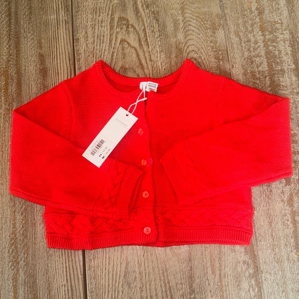 Baby cardigan sweater
